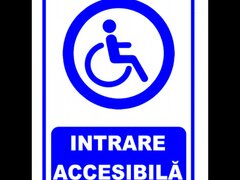 Semn pentru intrarea accesibila